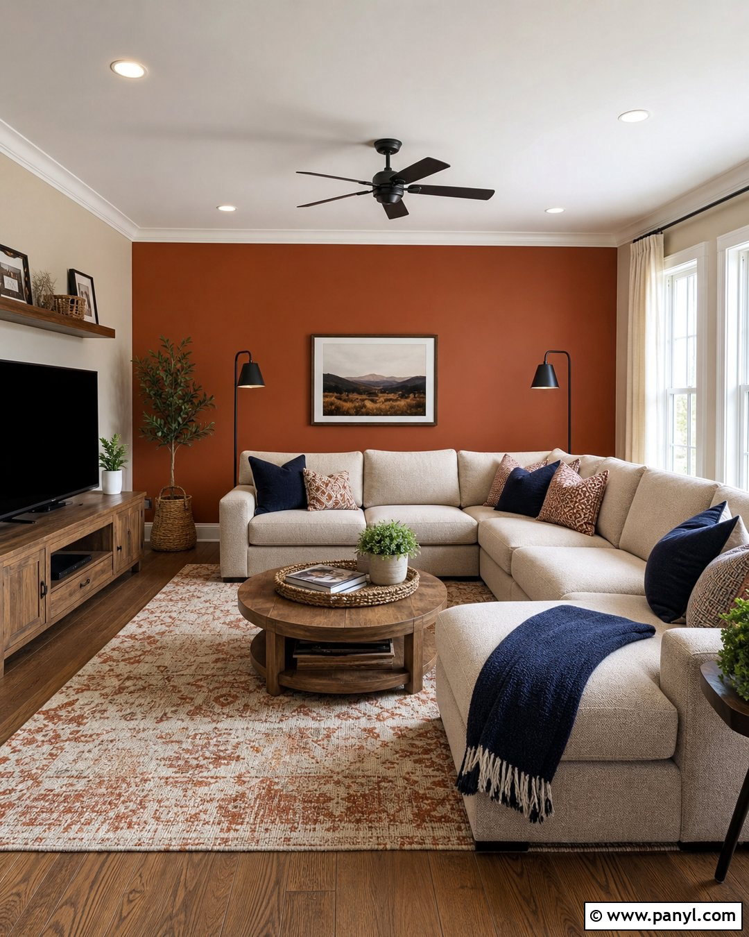 Rust Orange And Oatmeal Wall Color Combination - 25 Color Combination For Wall Ideas
