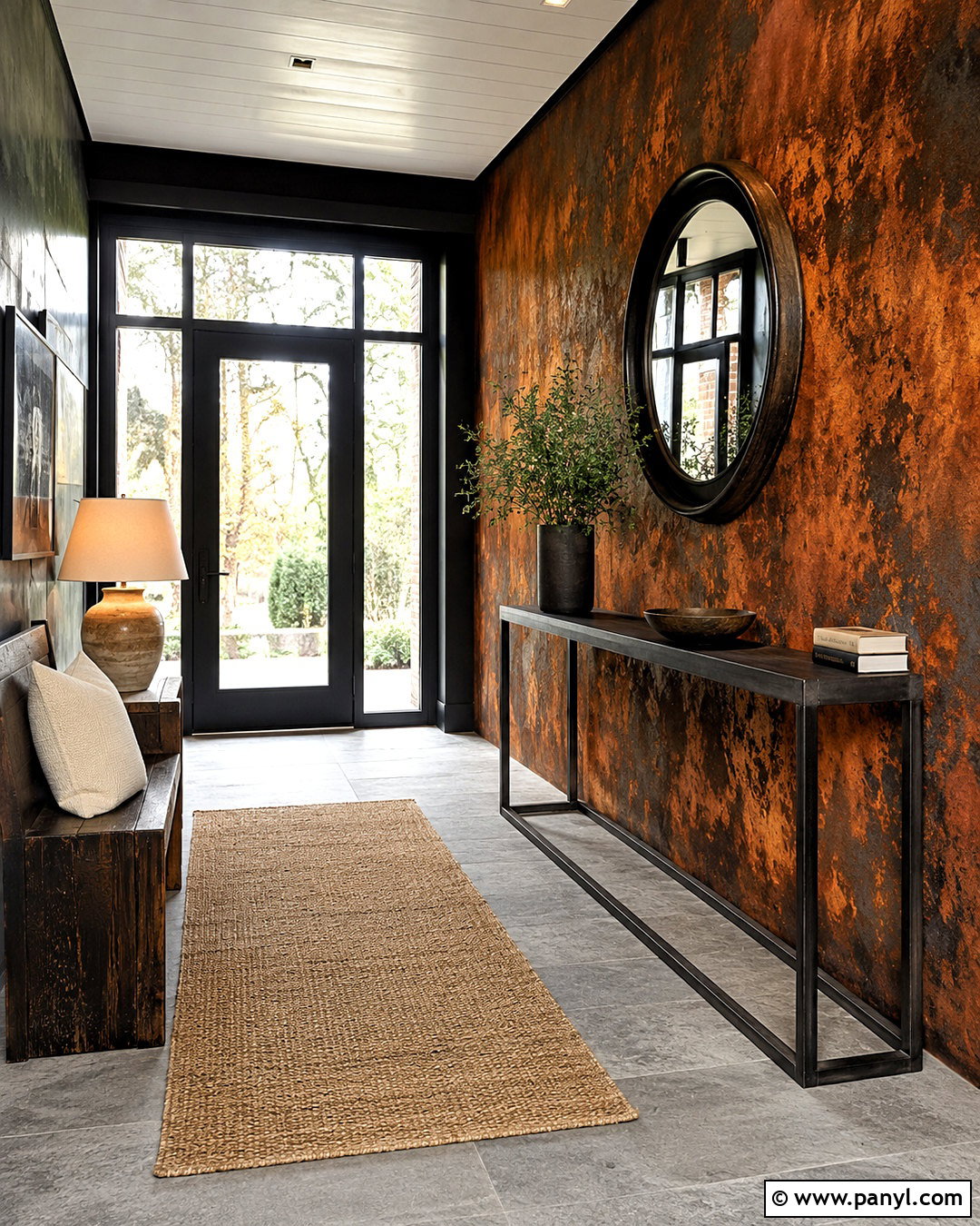 Rust Patina Entryway - 20 patina texture ideas