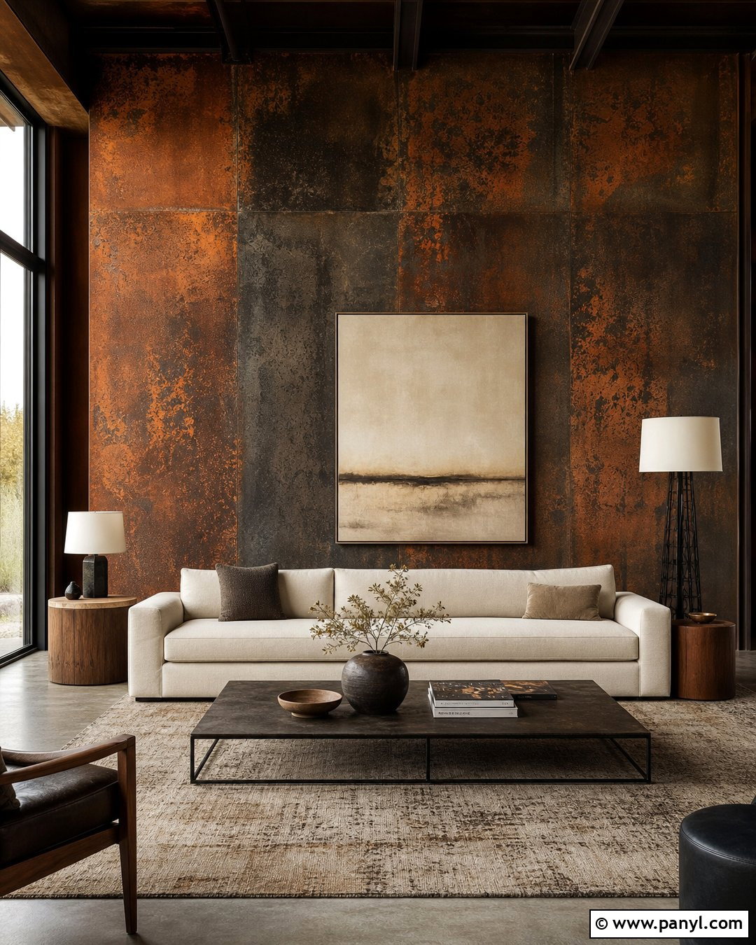 Rust Patina Wall - 35 patina wall ideas