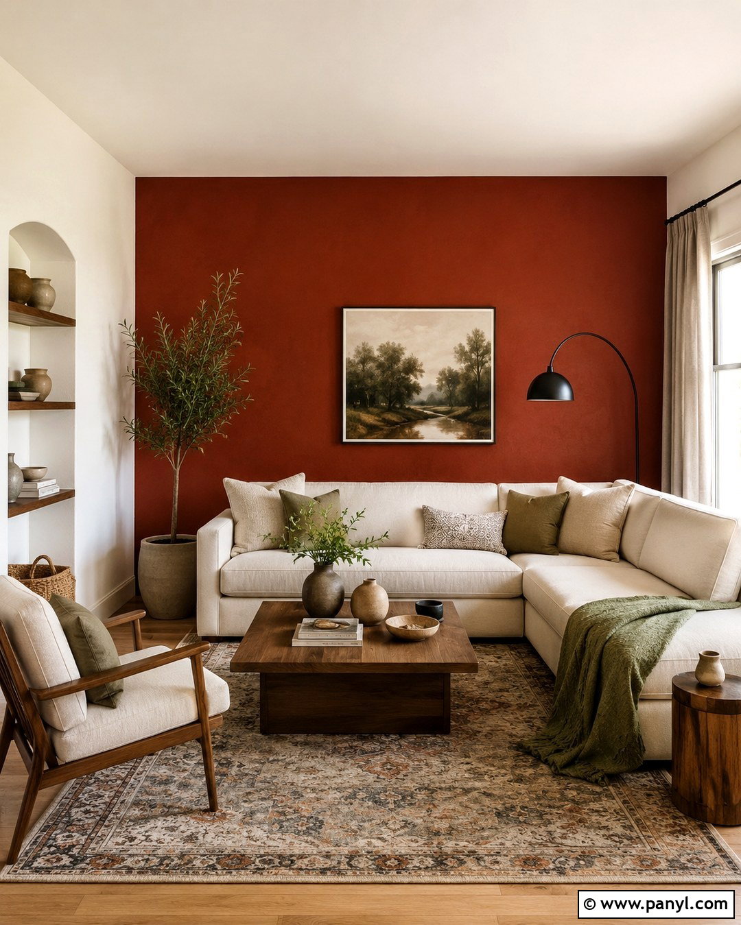 Rust Red Accent Wall - 20 Accent Wall Colors 2027
