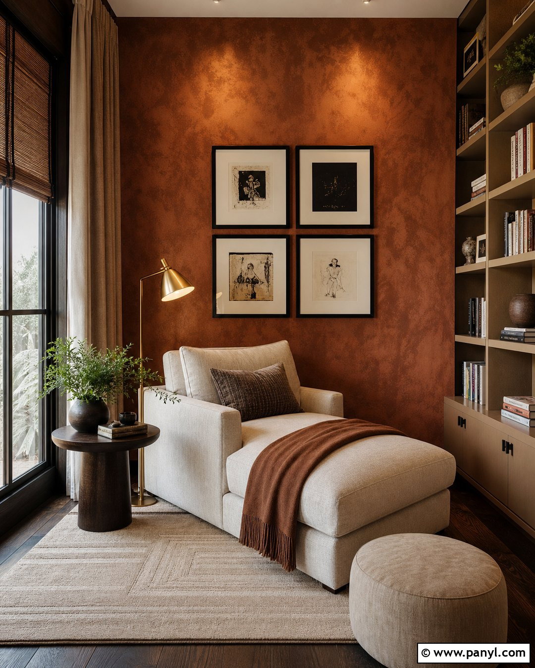 Rust Troweled Wall Texture - 50 wall colour texture ideas