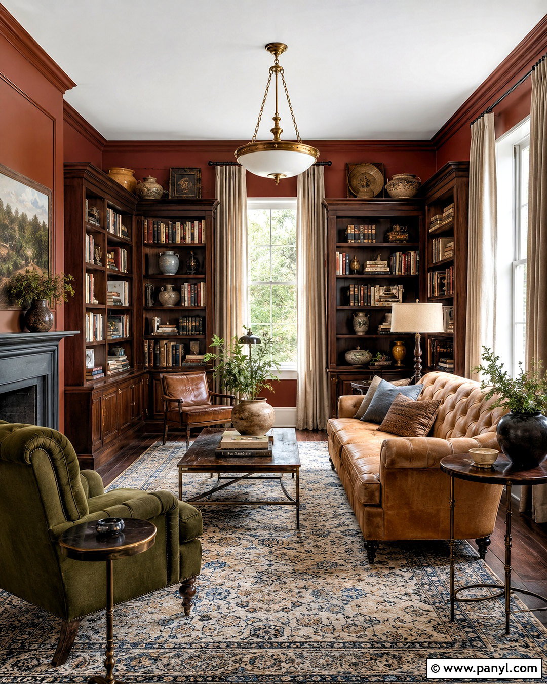 Rust Wall Color - 35 warm wall colors