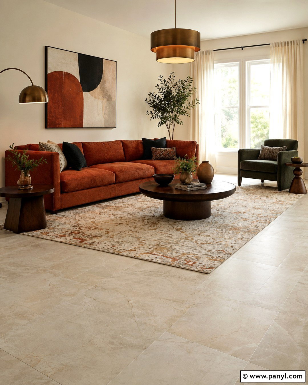 Rust With Beige Tile - 20 Colors That Go With Beige Tile Ideas