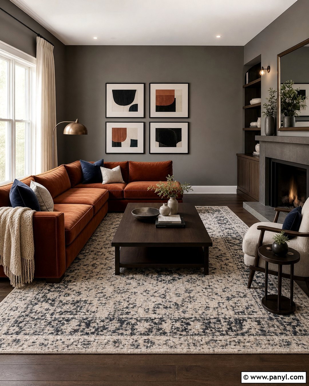 Rust With Gray Walls - 25 Colors That Go With Gray Walls