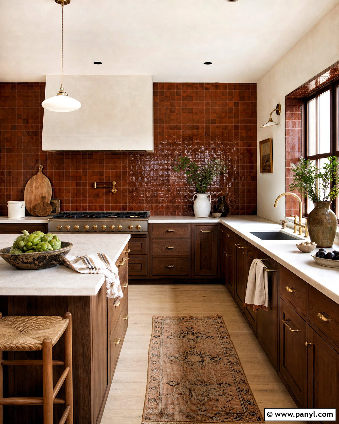 Rust Zellige Tile Kitchen - 20 rust kitchen ideas