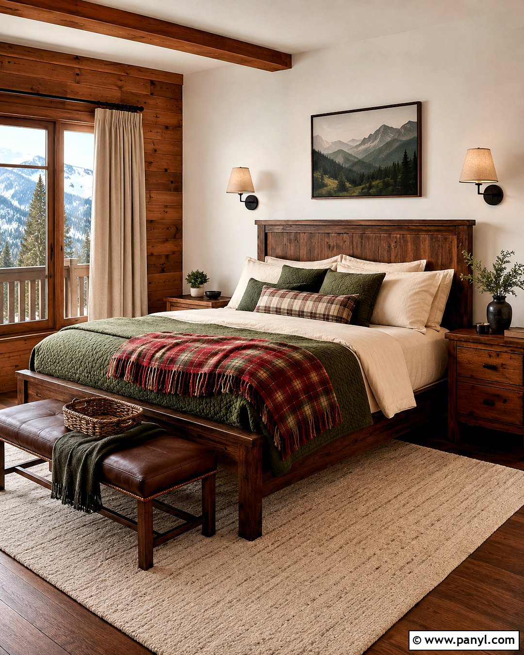 Rustic Cabin Bedroom - 20 cozy bedroom ideas