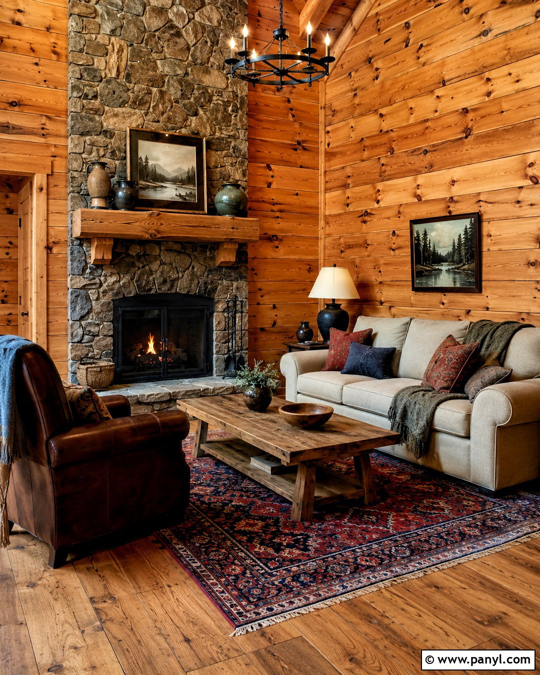 Rustic Cedar Cabin Interior - 20 cedar walls interior ideas