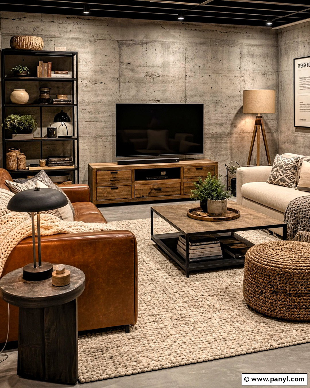 Rustic Concrete Basement Wall - 20 rustic textured walls