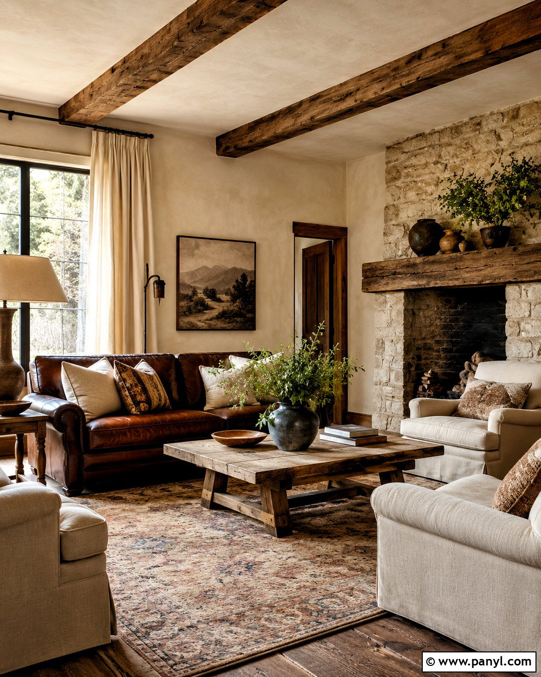 Rustic Cozy Living Room - 20 cozy living room design ideas