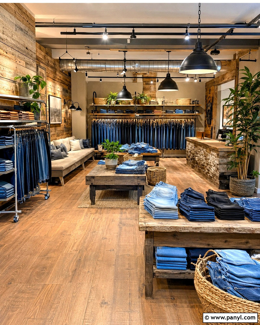 Rustic Denim Store - 20 denim store ideas