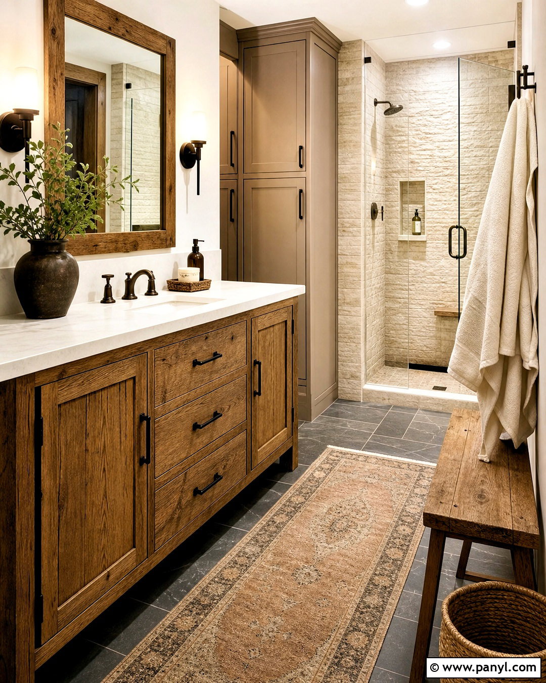 Rustic Ensuite Bathroom - 20 ensuite bathroom ideas