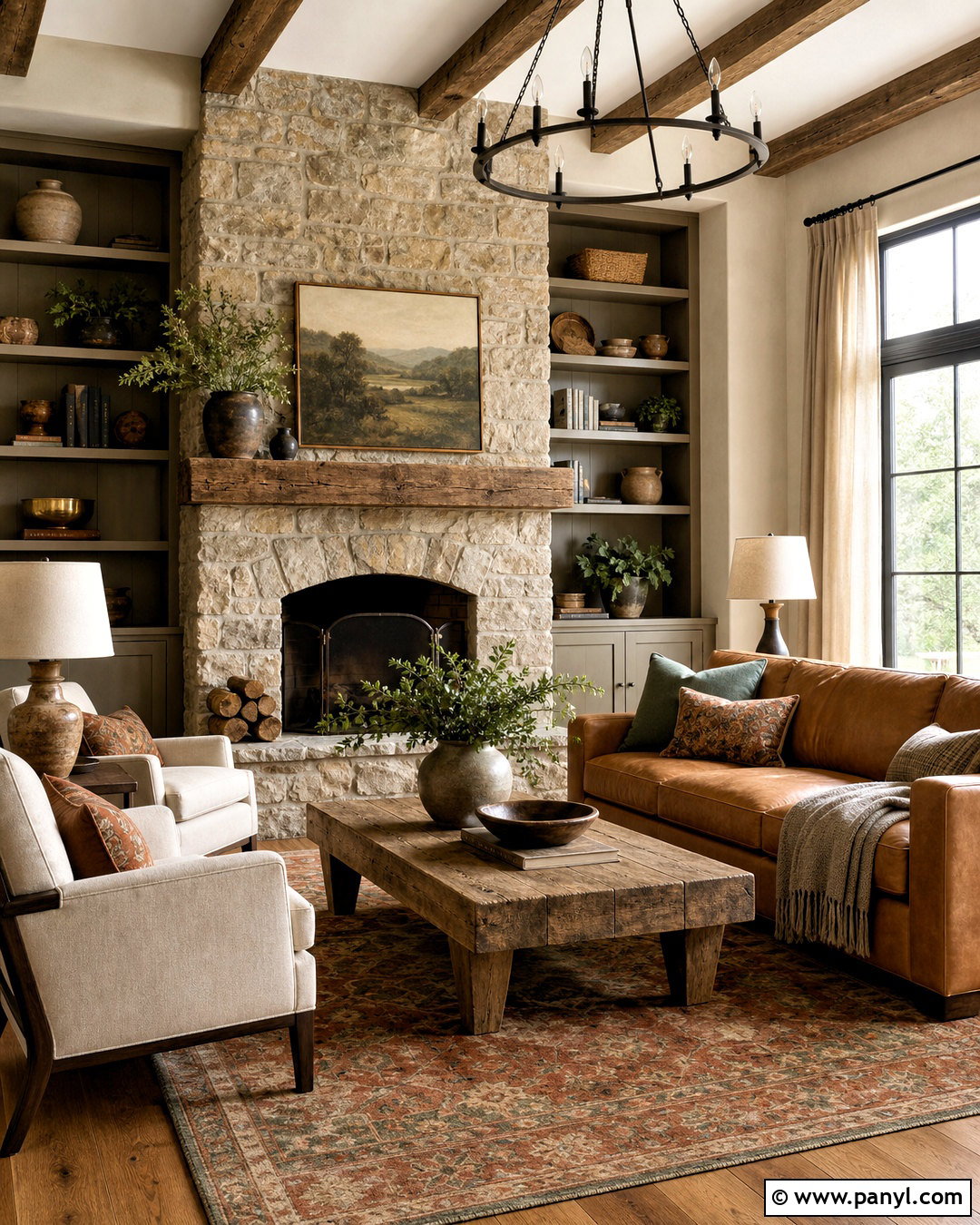 Rustic Family Room - 20 family room design ideas