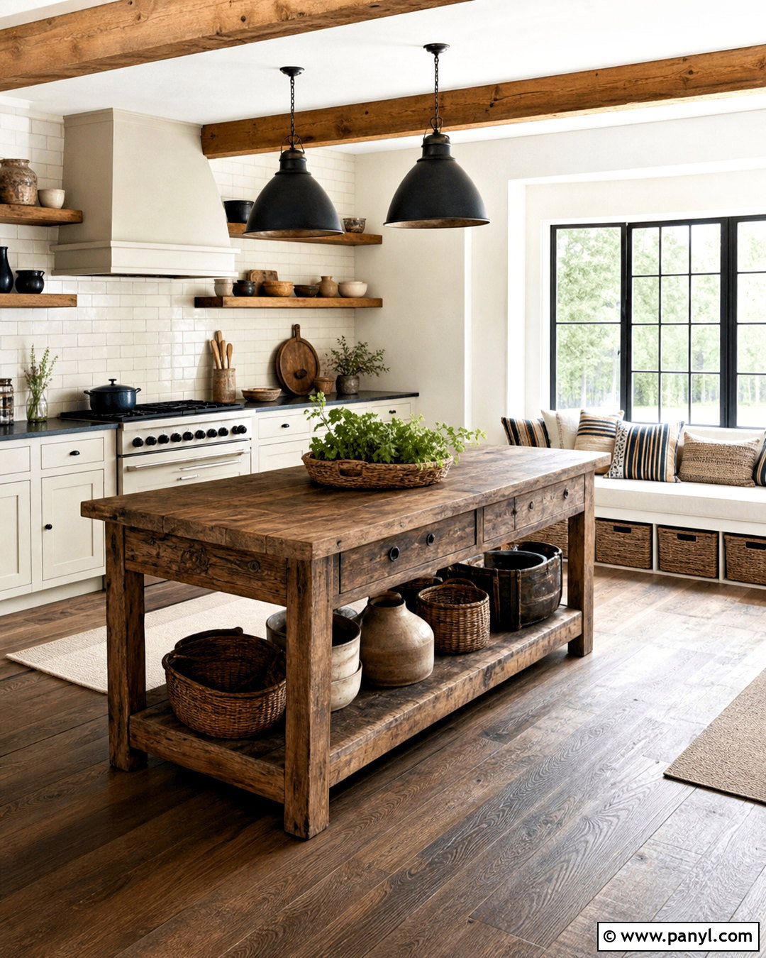 Rustic Farmhouse Kitchen - 20 cozy kitchen ideas