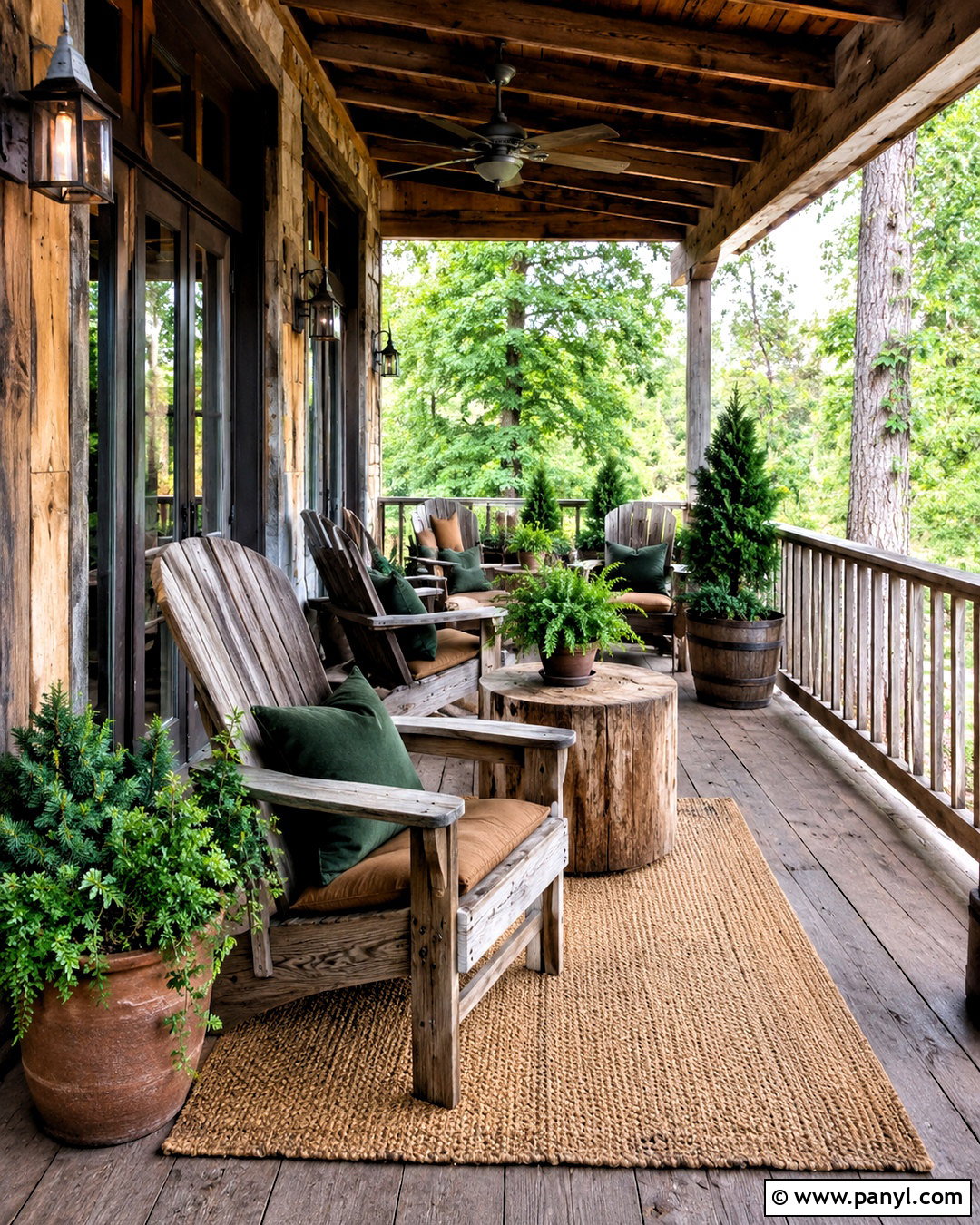 Rustic Front Porch - 20 cozy front porch ideas