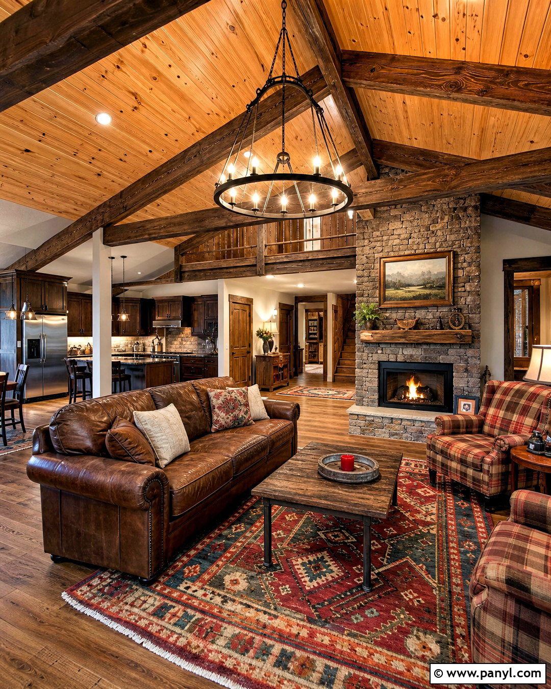 Rustic Knotty Pine Ceiling Cabin - 20 knotty pine ceiling ideas