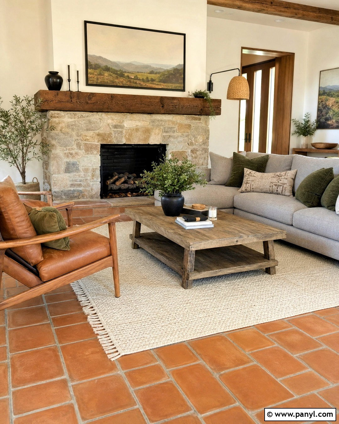 20 Terracotta Tiles Living Room Ideas for Effortless Style