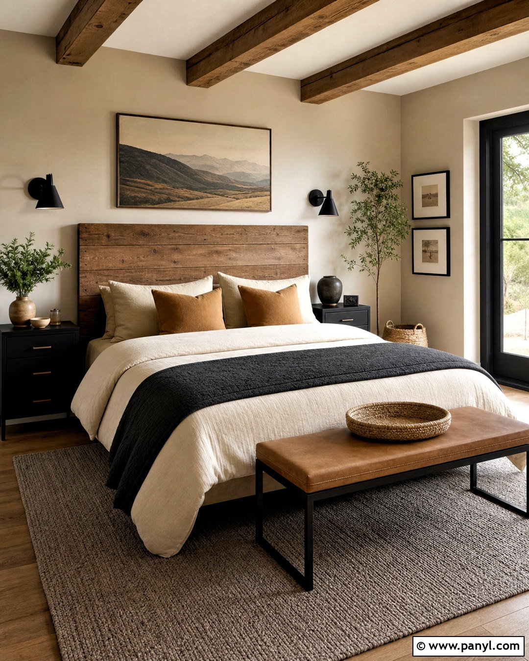 Rustic Modern Bedroom - 20 bedroom ideas