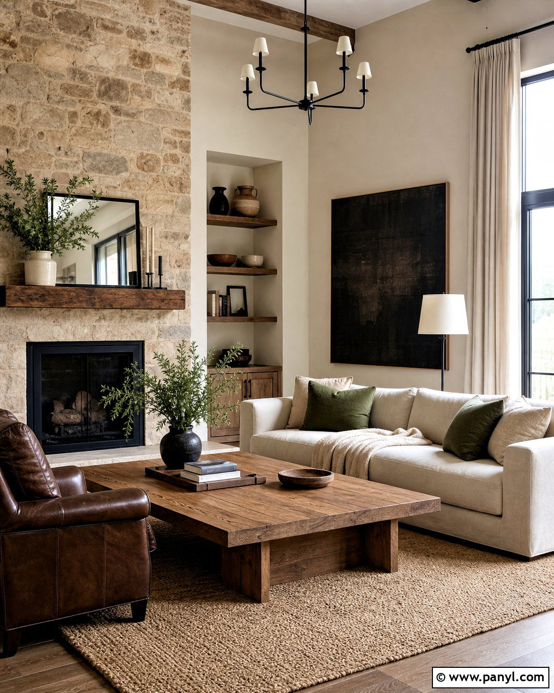 Rustic Modern Living Room - 20 modern living room decor ideas