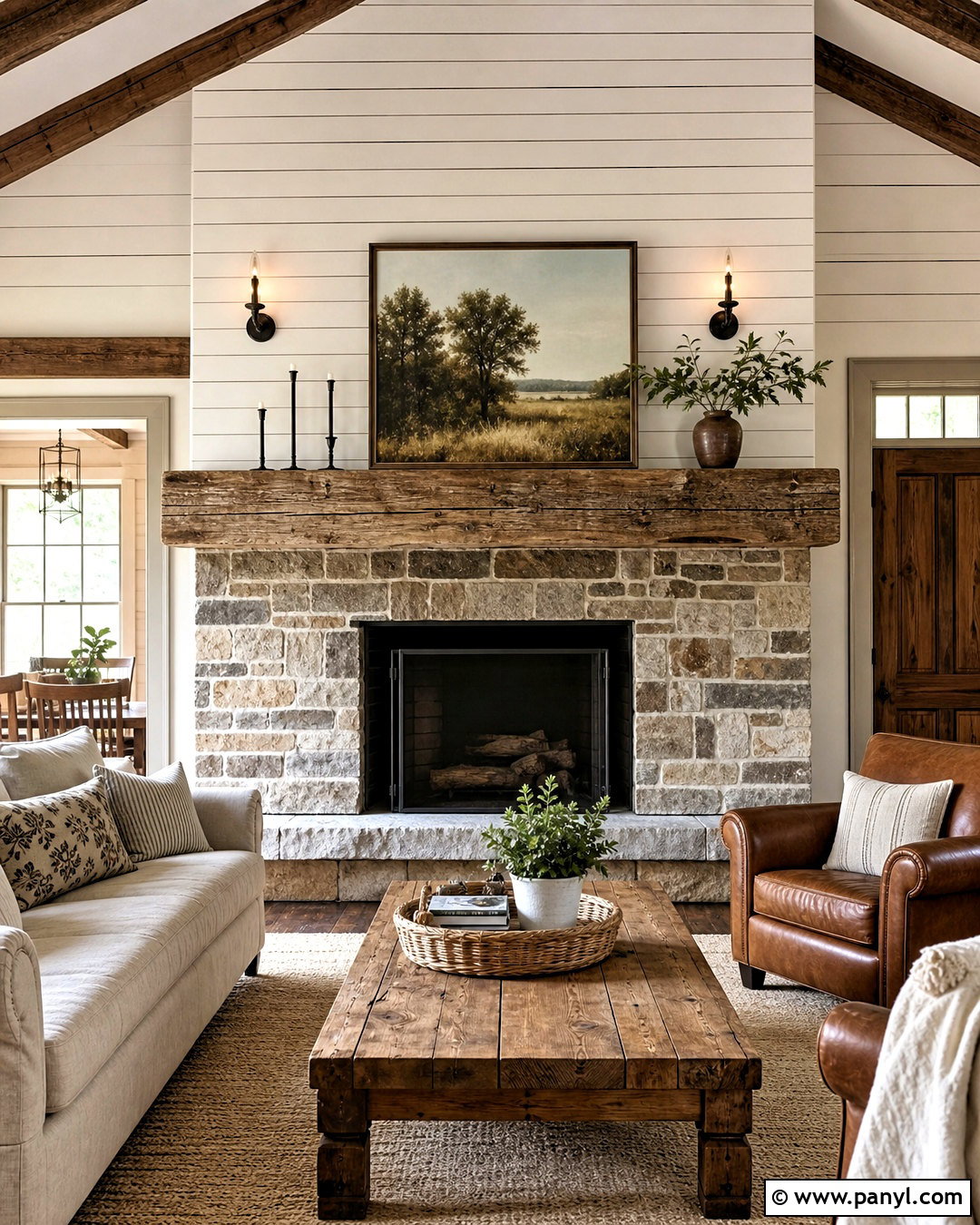20 Shiplap Wall With Fireplace Ideas for Cozy Modern Style