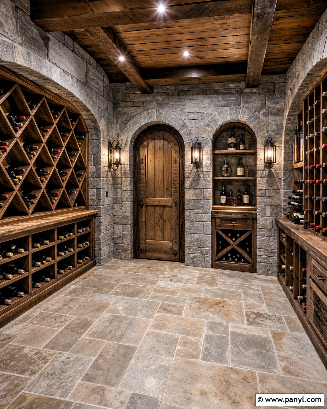 Rustic Stone Basement Wine Cellar - 20 small wine cellar ideas basements
