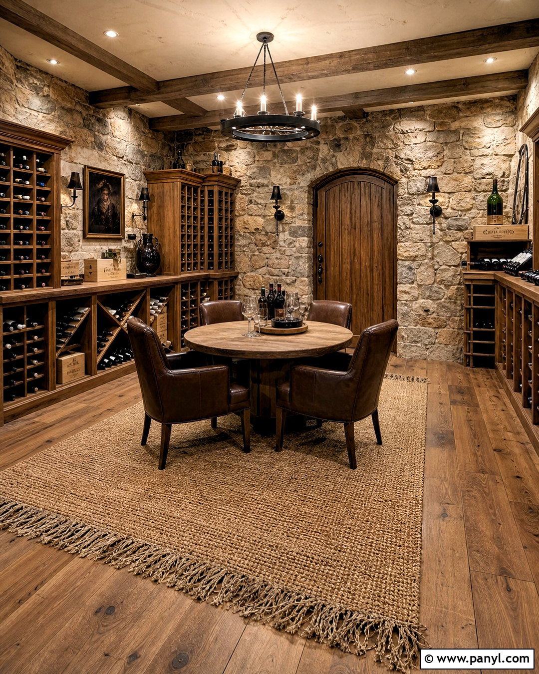 Rustic Stone Wine Cellar - 20 wine cellar basement rustic ideas