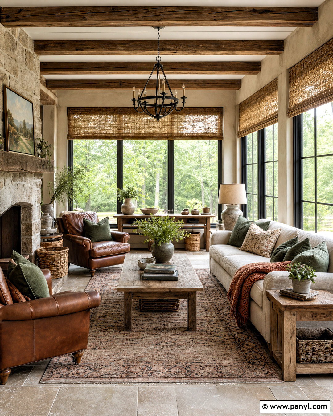 Rustic Sunroom Interior - 20 sunroom interior design ideas