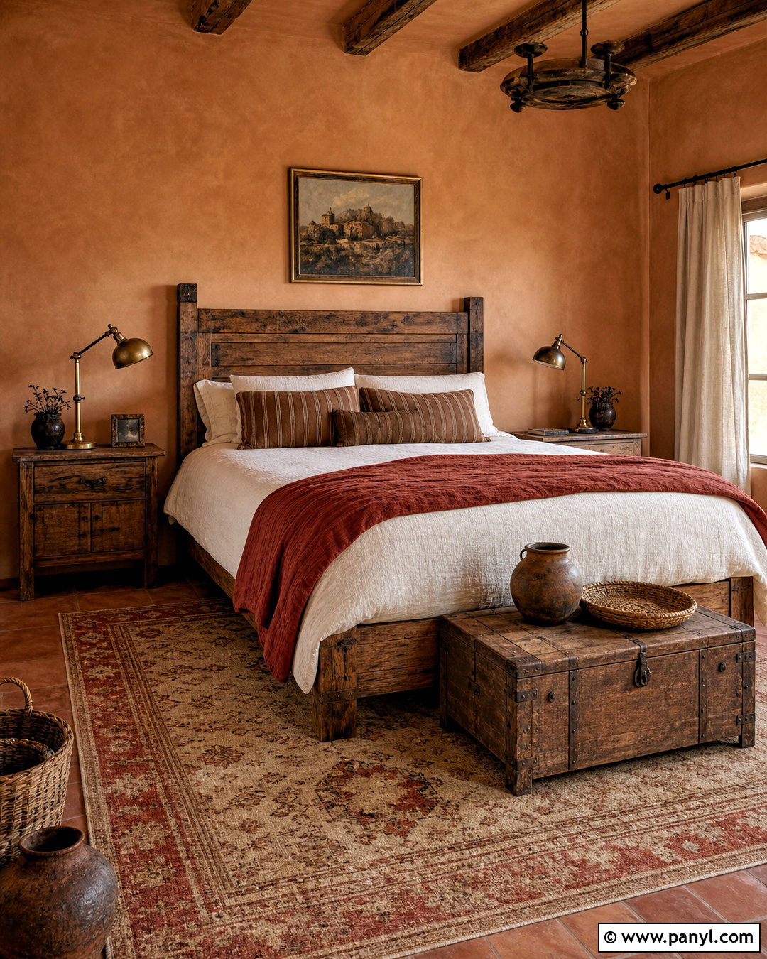 Rustic Terra Cotta Bedroom - 20 terra cotta bedroom ideas