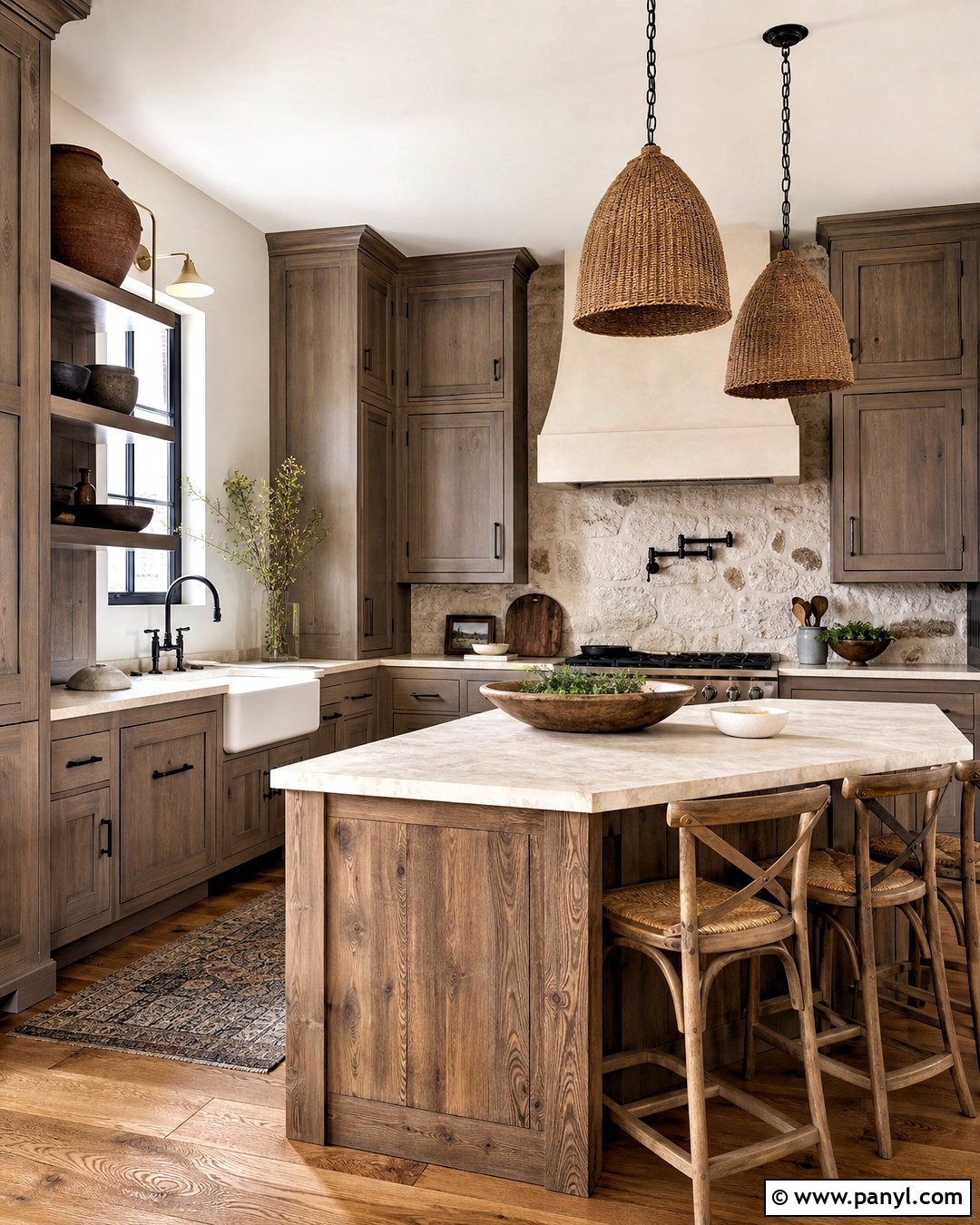 Rustic Warm Grey Kitchen - 20 warm grey kitchen ideas
