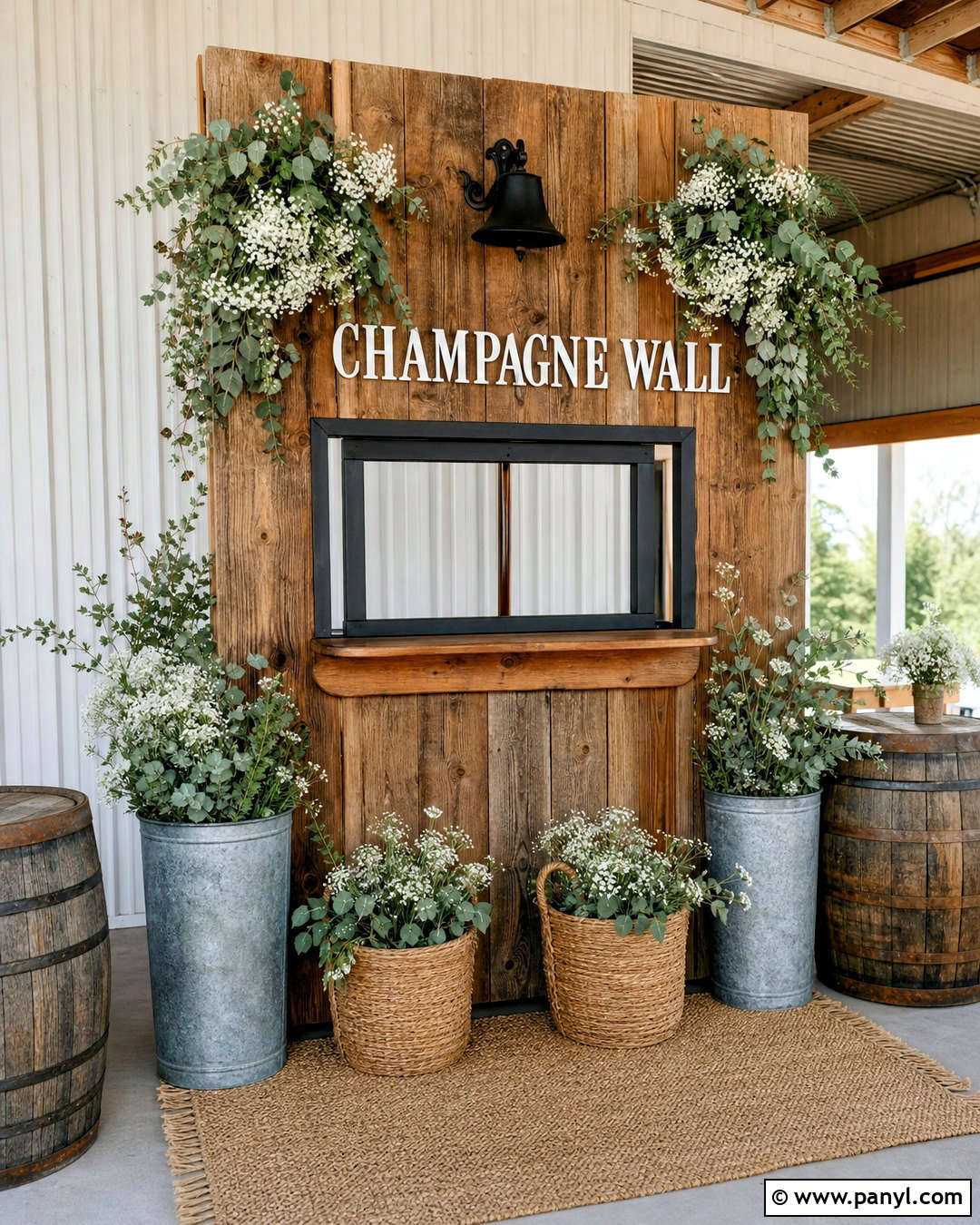 Rustic Wood Ring For Champagne Wall - 20 ring for champagne wall ideas