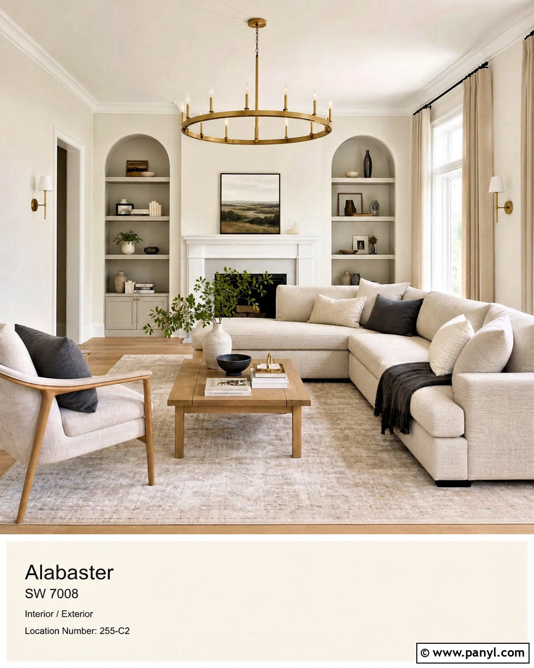 SW Alabaster With Pure White - 20 sw alabaster coordinating colors