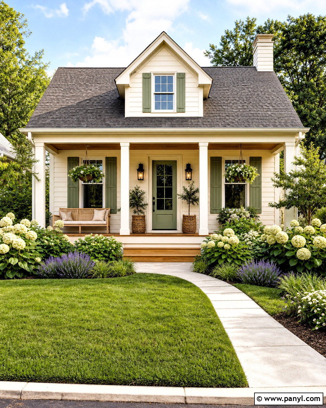 SW Creamy Cottage Exterior - 20 sw creamy paint ideas