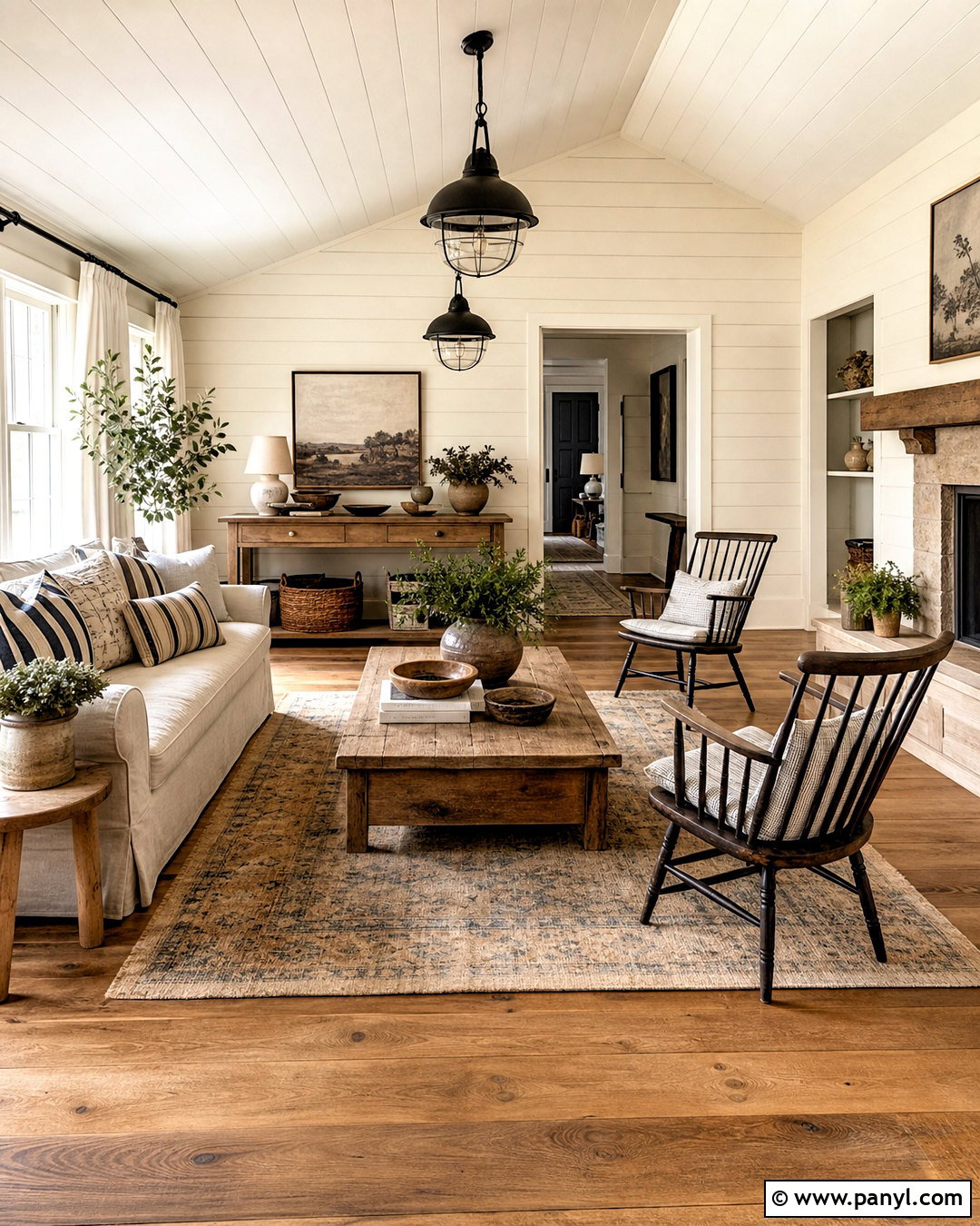 SW Creamy Farmhouse Interior - 20 sw creamy paint ideas