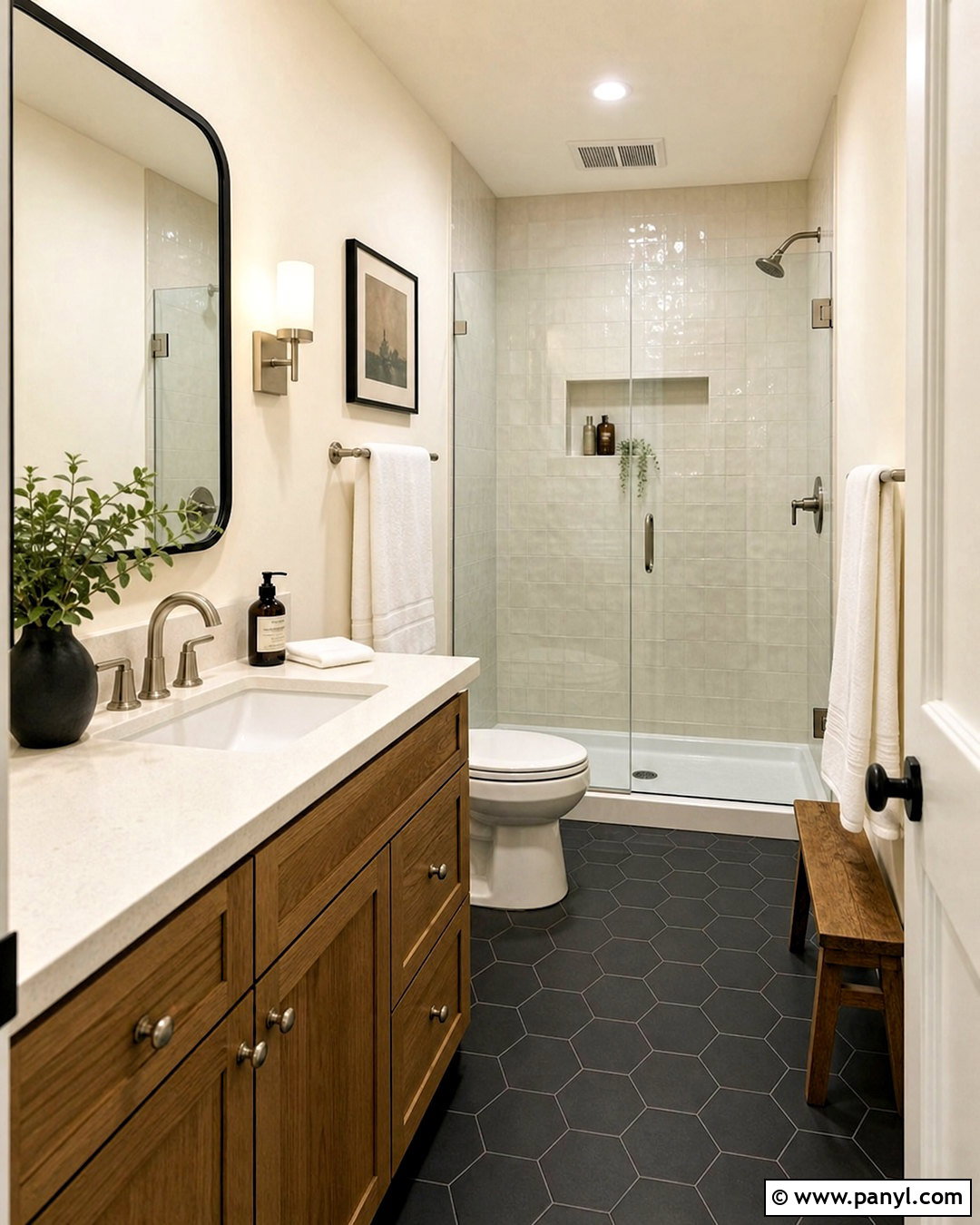 SW Creamy Small Bathroom - 20 sw creamy paint ideas