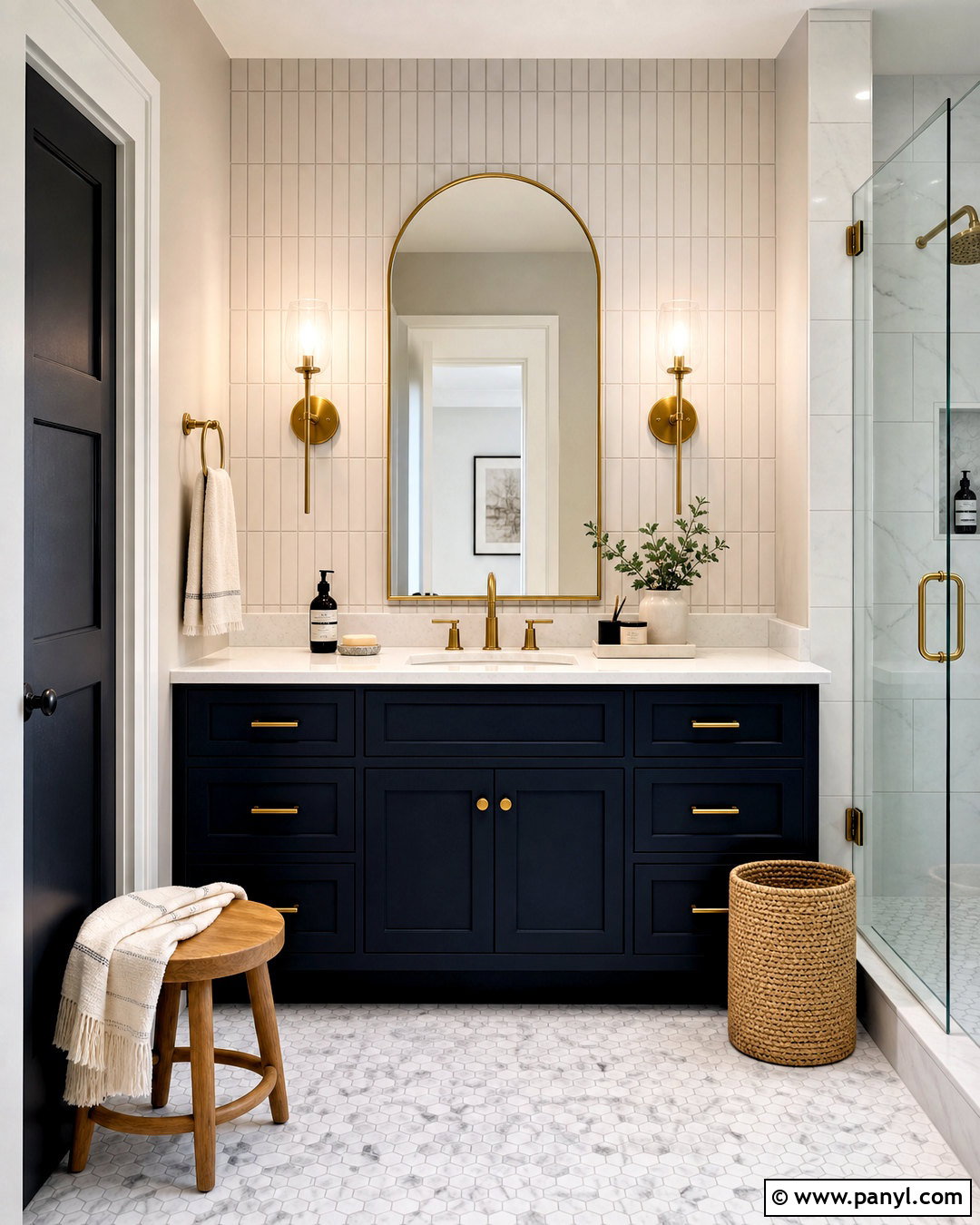 SW Dark Night Bathroom Vanity - 20 sw dark night ideas