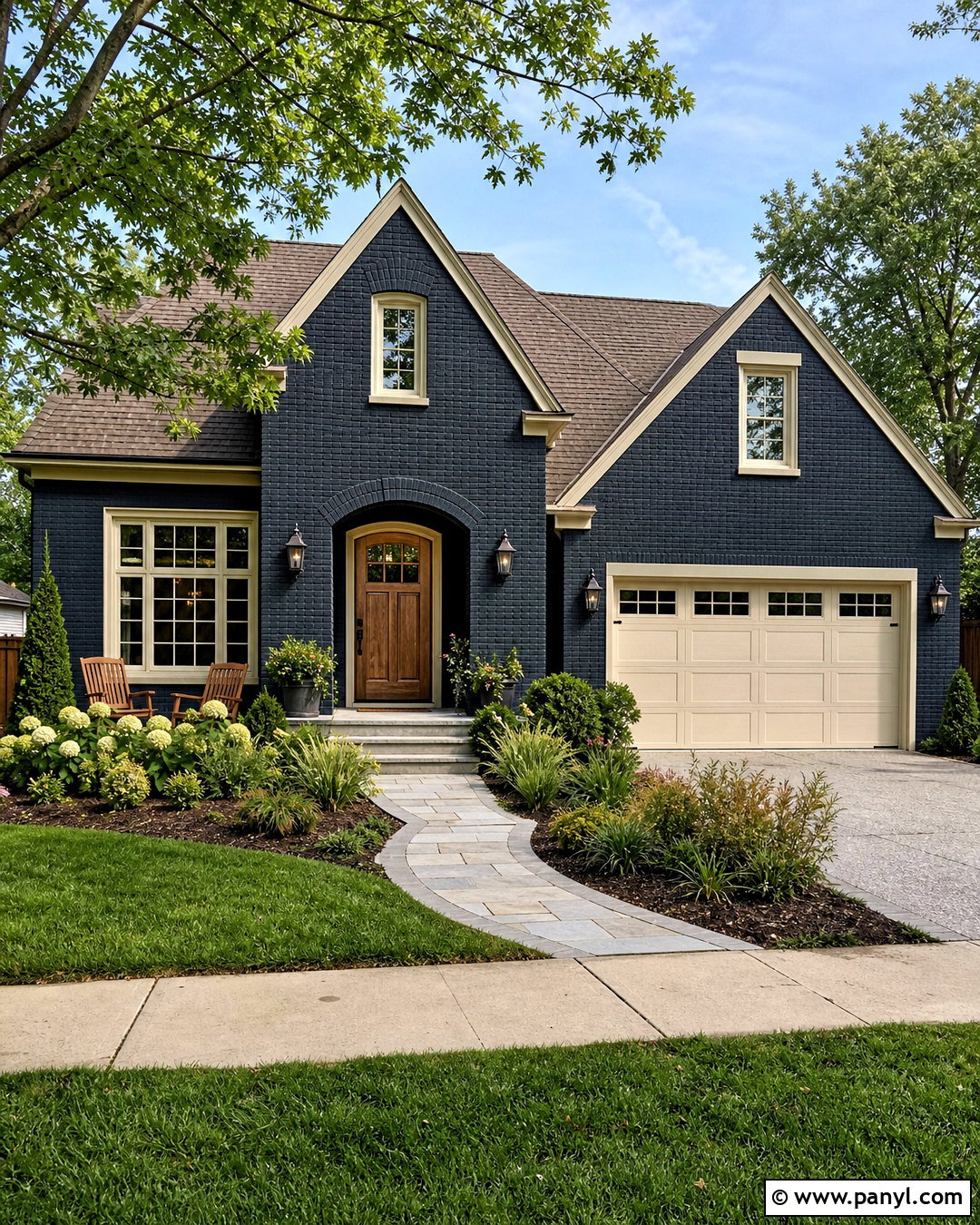 SW Dark Night Brick House Exterior - 20 sw dark night ideas