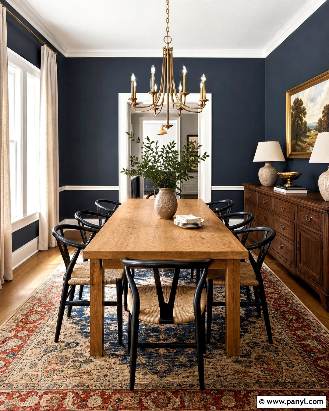 SW Dark Night Dining Room - 20 sw dark night ideas