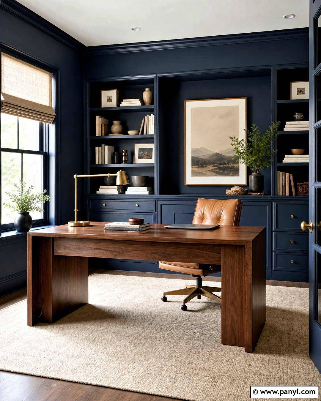 SW Dark Night Home Office - 20 sw dark night ideas