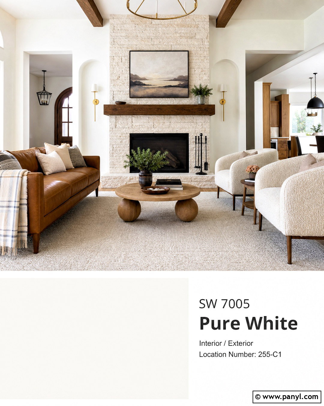 SW Pure White Fireplace Living Room - 20 sw pure white walls