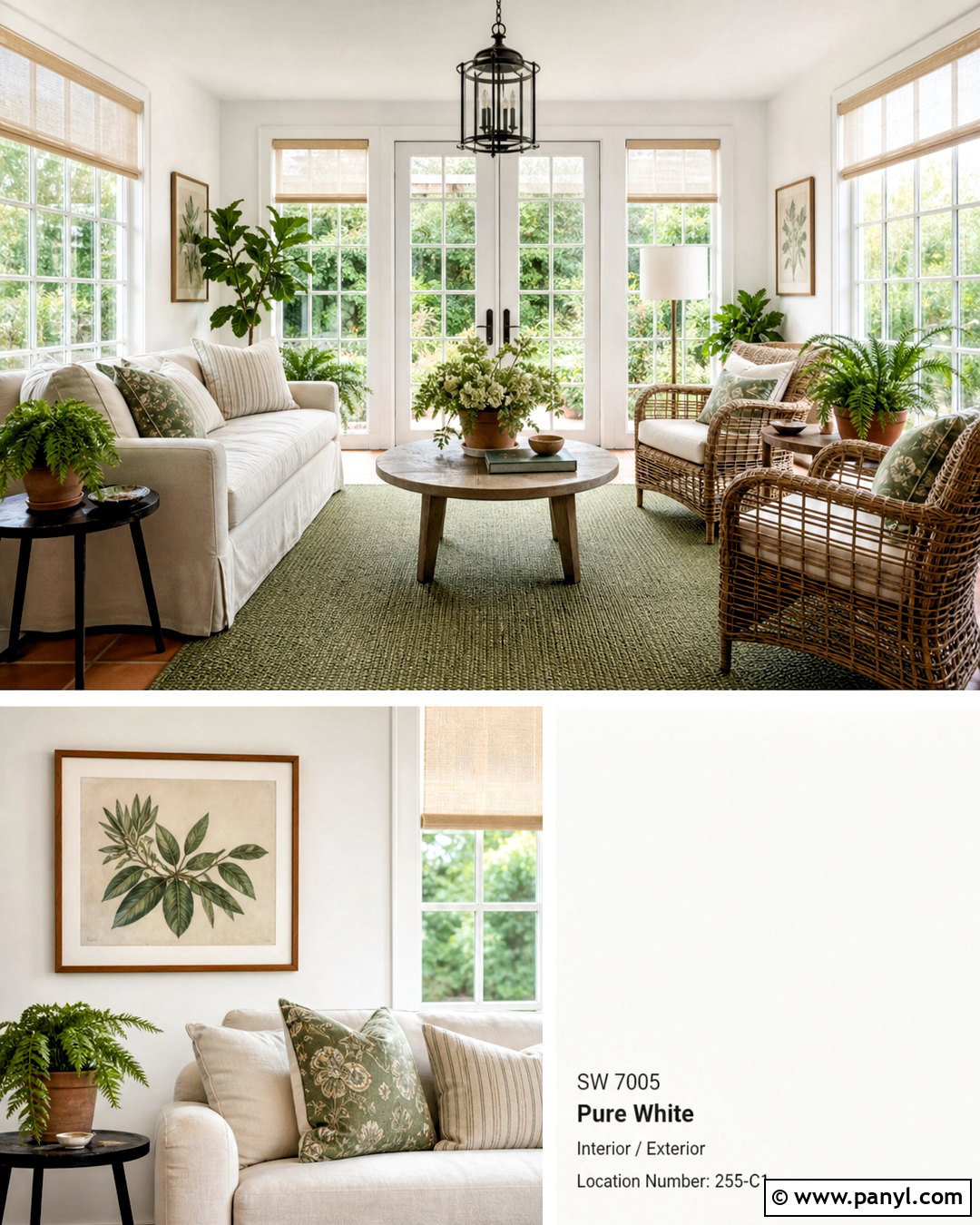 SW Pure White Sunroom - 20 sw pure white walls