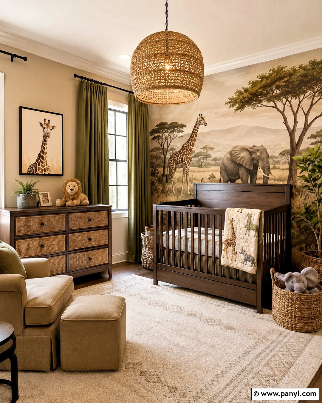 Safari Nursery - 20 nursery design ideas