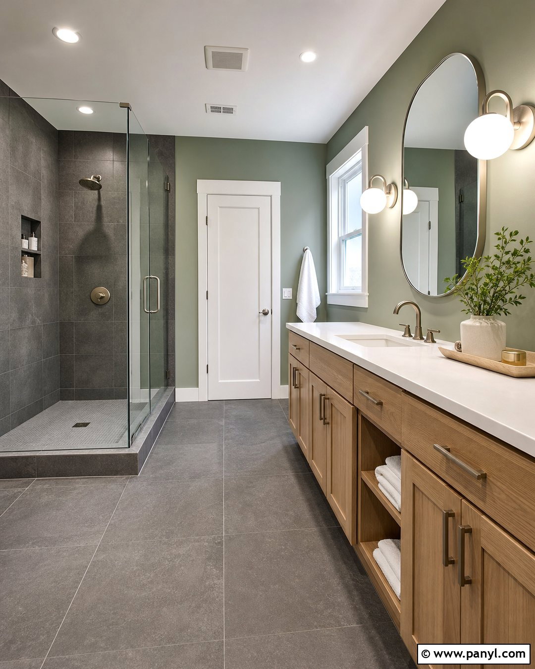 Sage And Grey Bathroom Walls - 20 Sage And Grey Walls