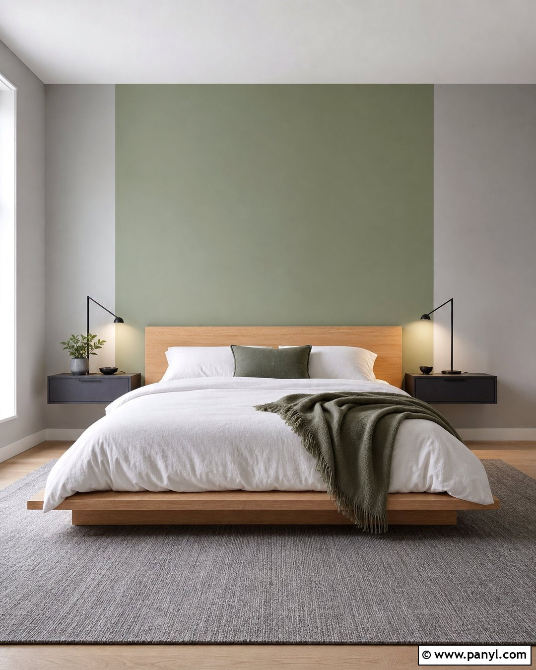 Sage And Grey Color Block Walls - 20 Sage And Grey Walls