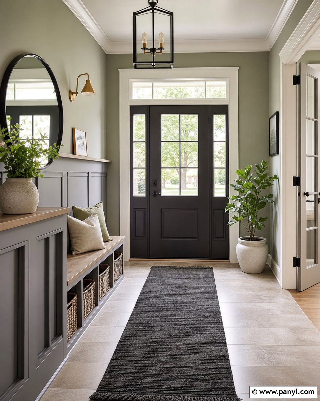 Sage And Grey Entryway Walls - 20 Sage And Grey Walls