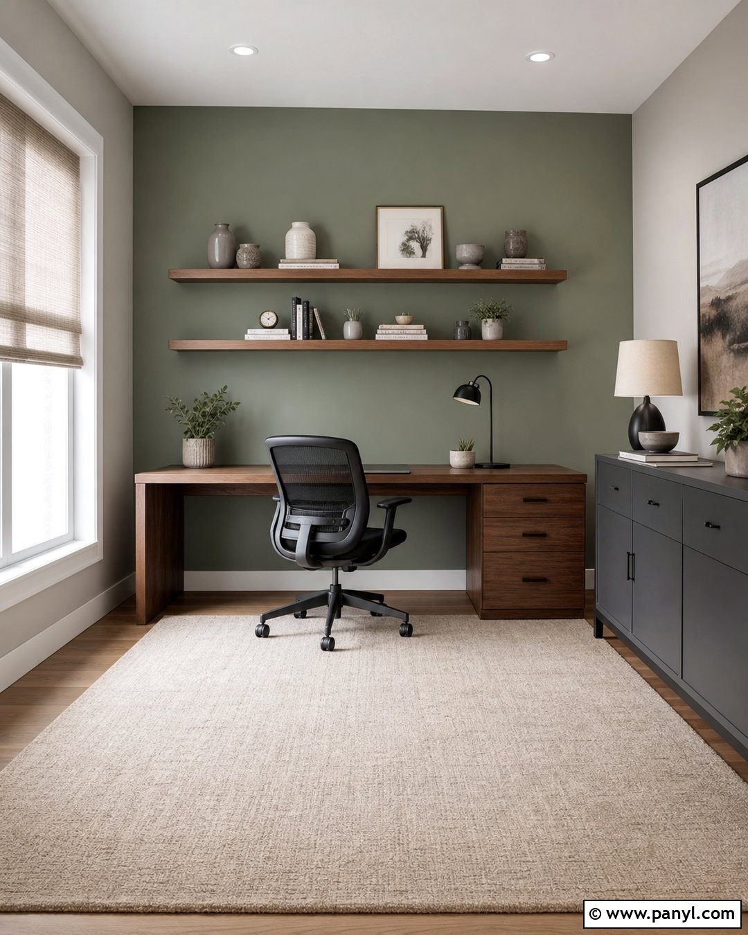 Sage And Grey Home Office Walls - 20 Sage And Grey Walls