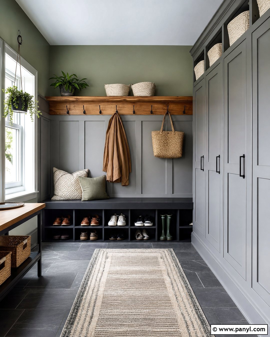 Sage And Grey Mudroom Walls - 20 Sage And Grey Walls