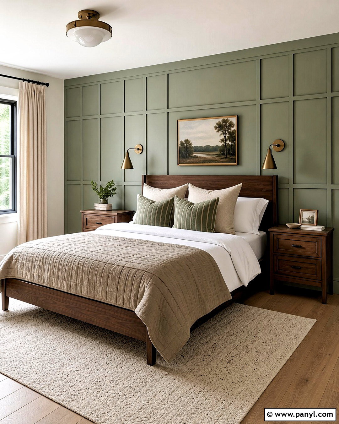 Sage Board And Batten Accent Wall - 20 sage accent wall ideas