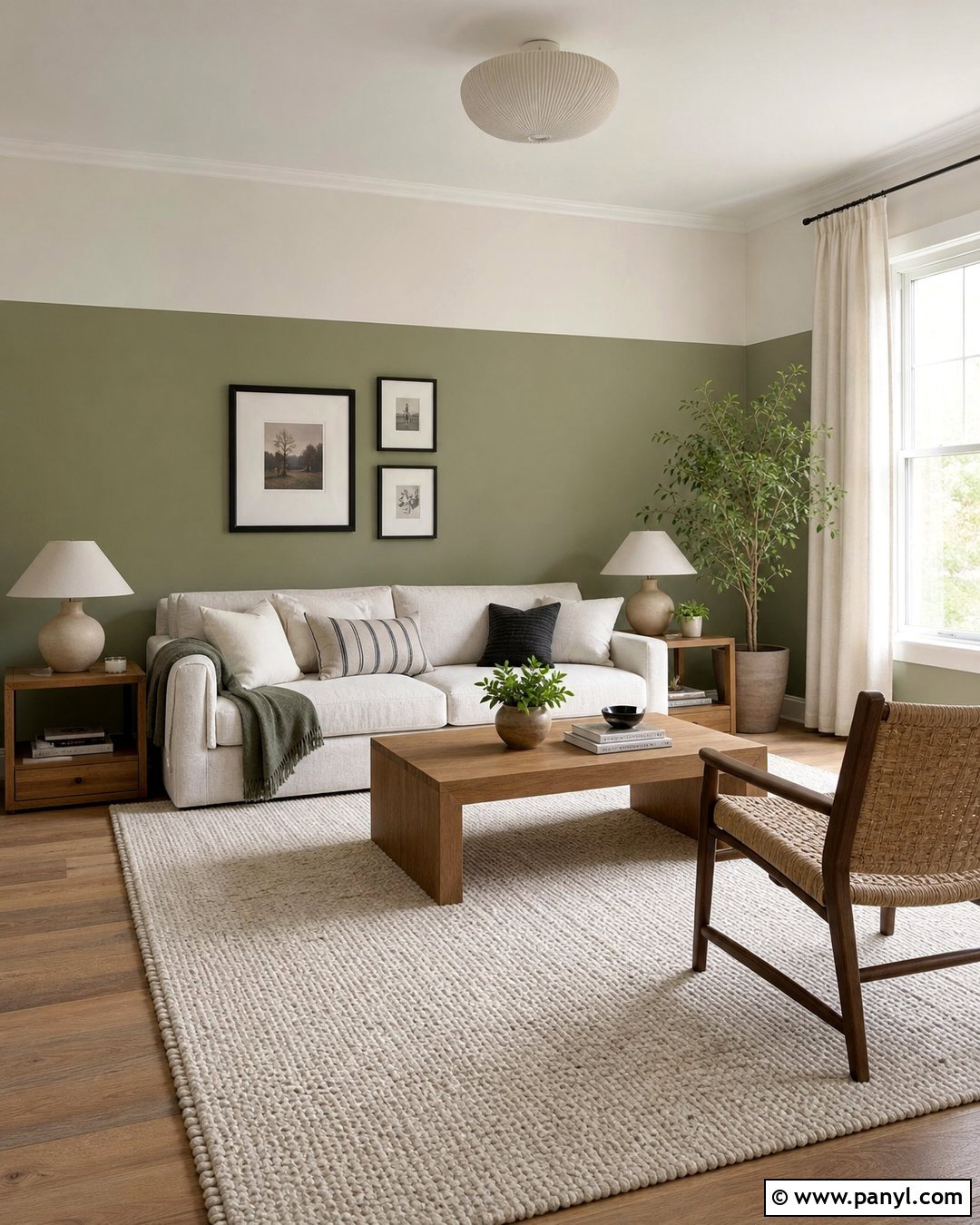 Sage Green 34 Painted Living Room - 25 34 Painted Wall ideas