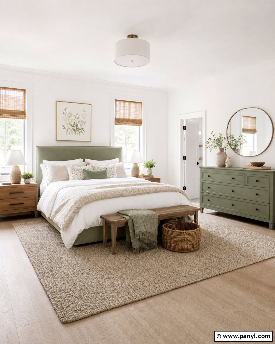 Sage Green Accent Color - 20 Best Accent Color For White Walls