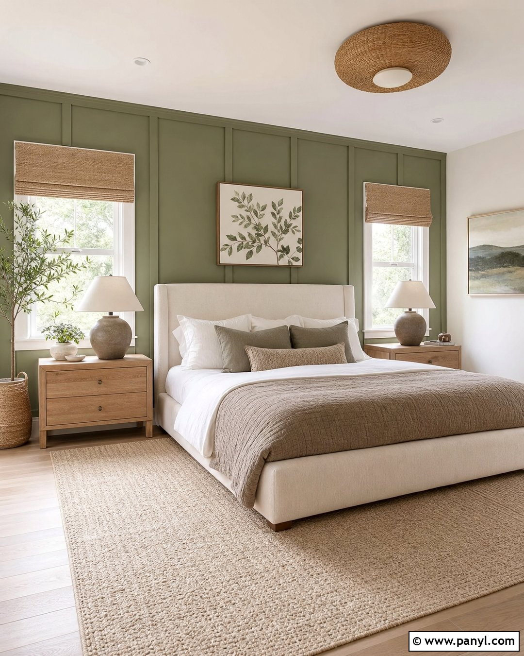 Sage Green Accent Wall - 35 accent wall color ideas