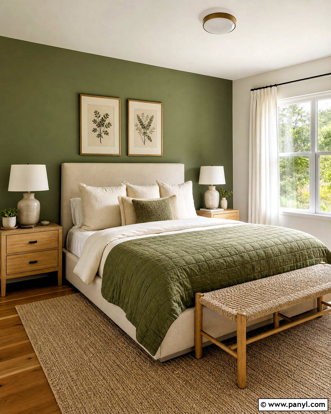 Sage Green Accent Wall - 20 accent wall colors